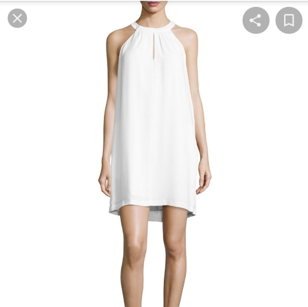 Bcbgmaxazria Tristyn sleeveless keyhole dress MED